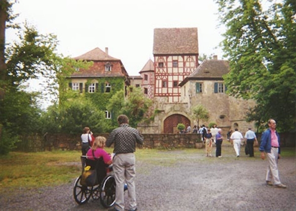The Baron's castle in Unsleben, Bavaria
