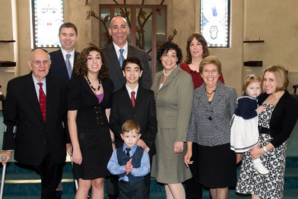 Rella Adler with her family