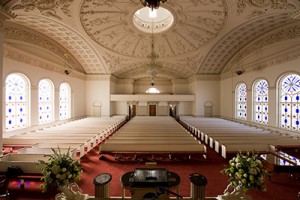 The Temple’s sanctuary. Photo by Ellis Vener/Courtesy of The Temple